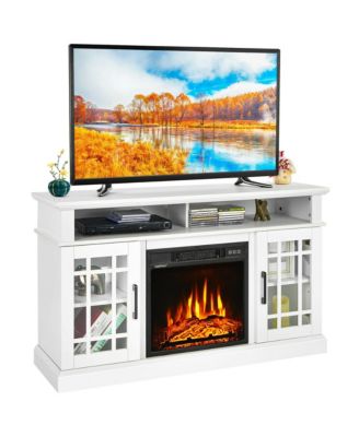 48'' Fireplace TV Stand With 1400W Electric Fireplace for TVs up to 50 Inches