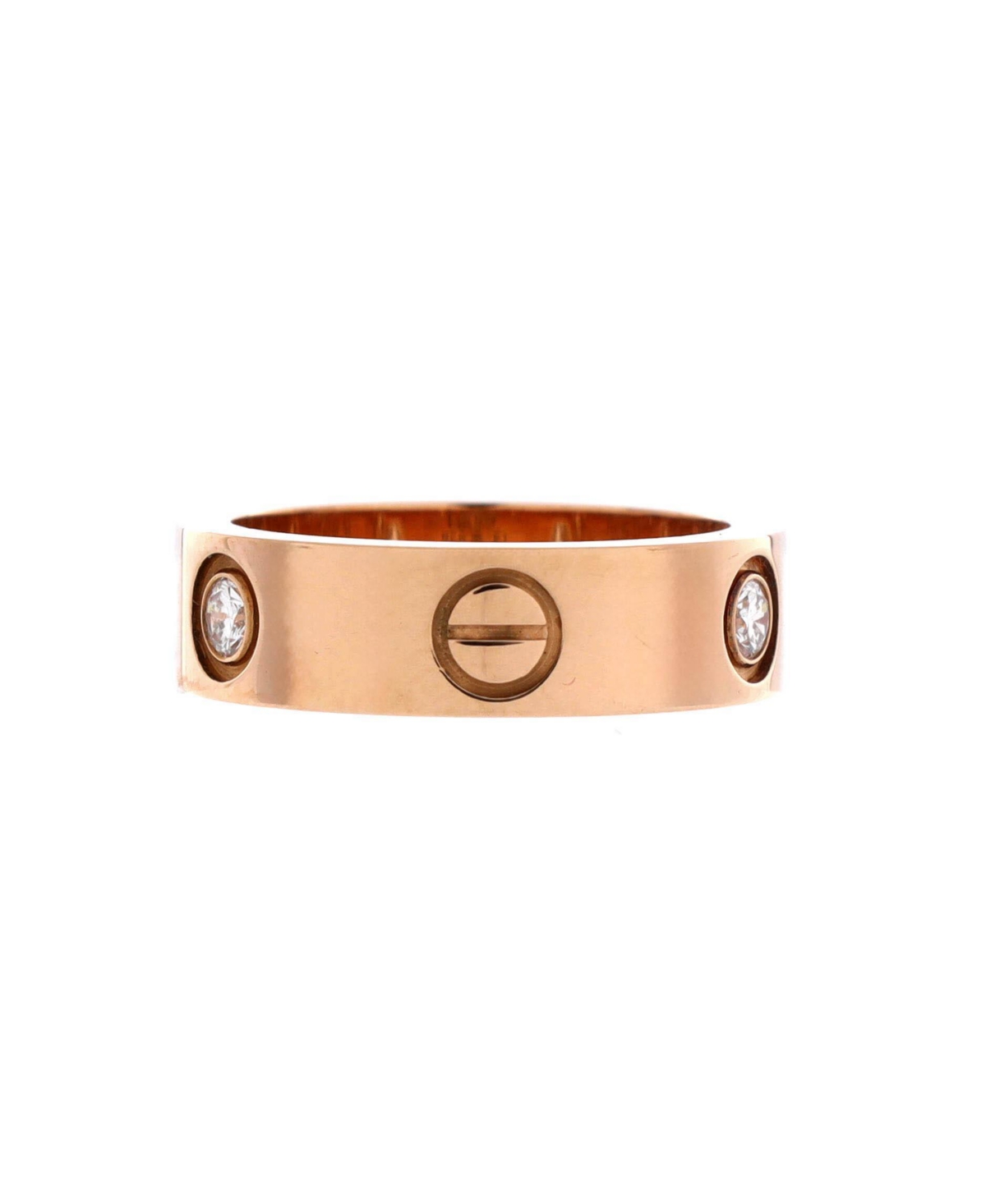 Pre-Owned Cartier Love 3 Diamonds Band Ring