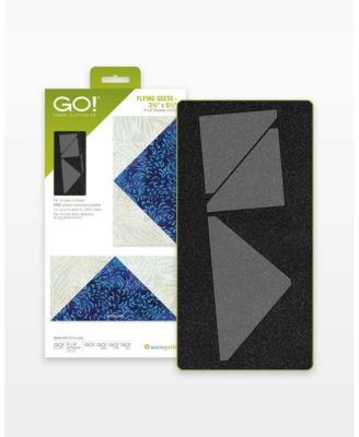 GO Flying Geese-3 1/2" x 6 1/2" Die (3" x 6" Finished) | Perfect for Quilting Projects | Cuts Half Square Triangles | No Measuring Needed