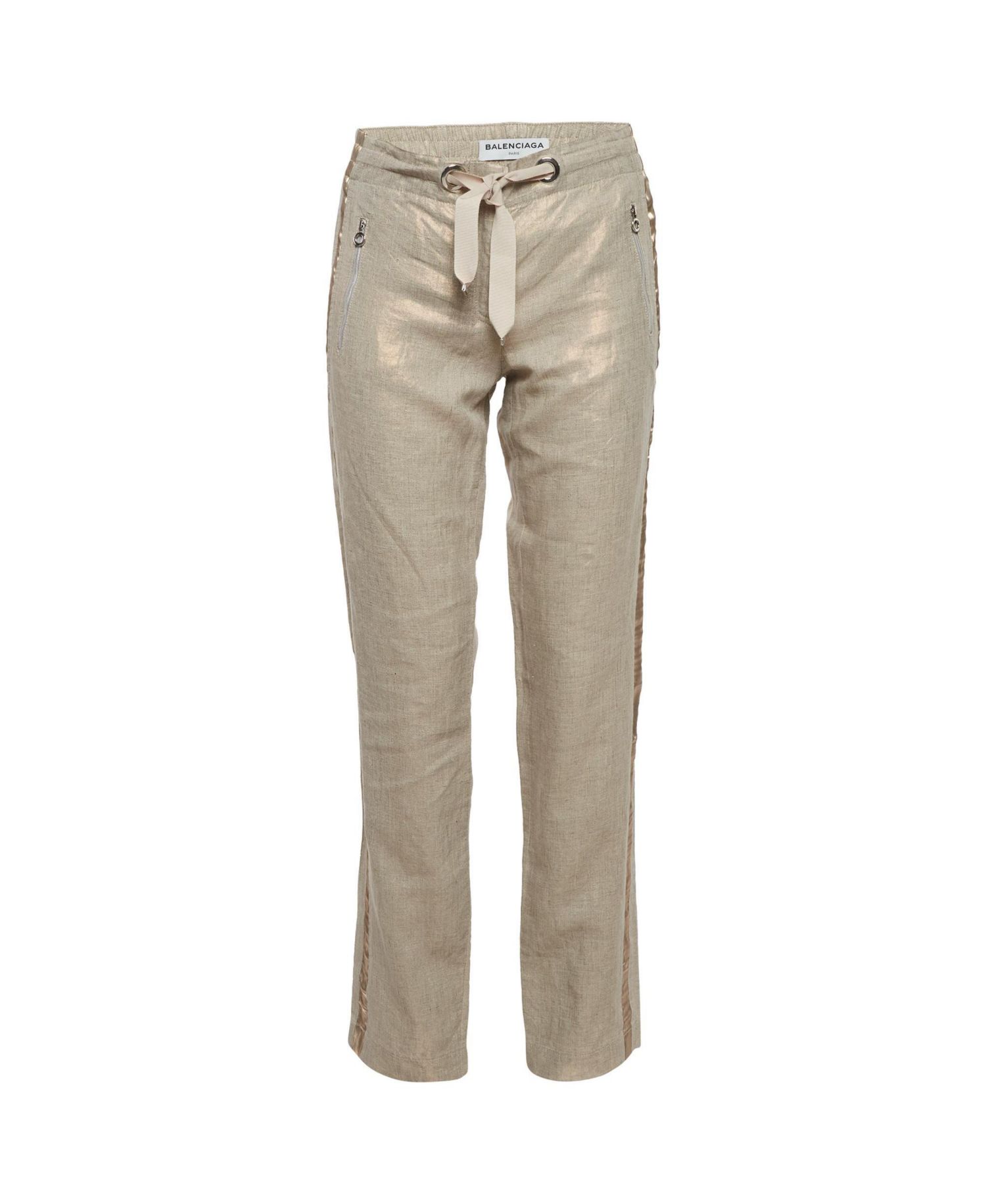 Women's Lurex Drawstring Trousers