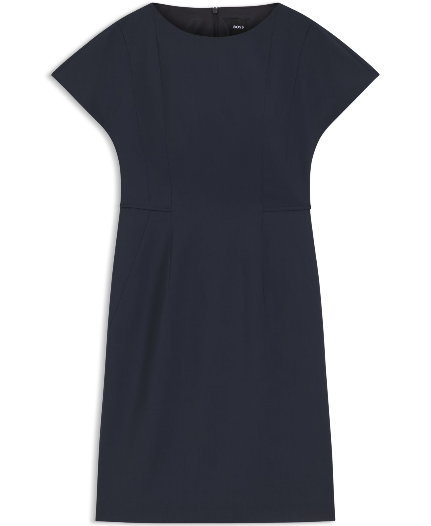 BOSS by Women's Stretch Wool Slim-Fit Dress