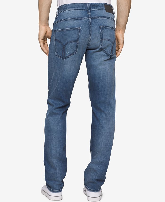 Calvin Klein Jeans Men's Slim-Fit Monza Ripped Jeans - Macy's