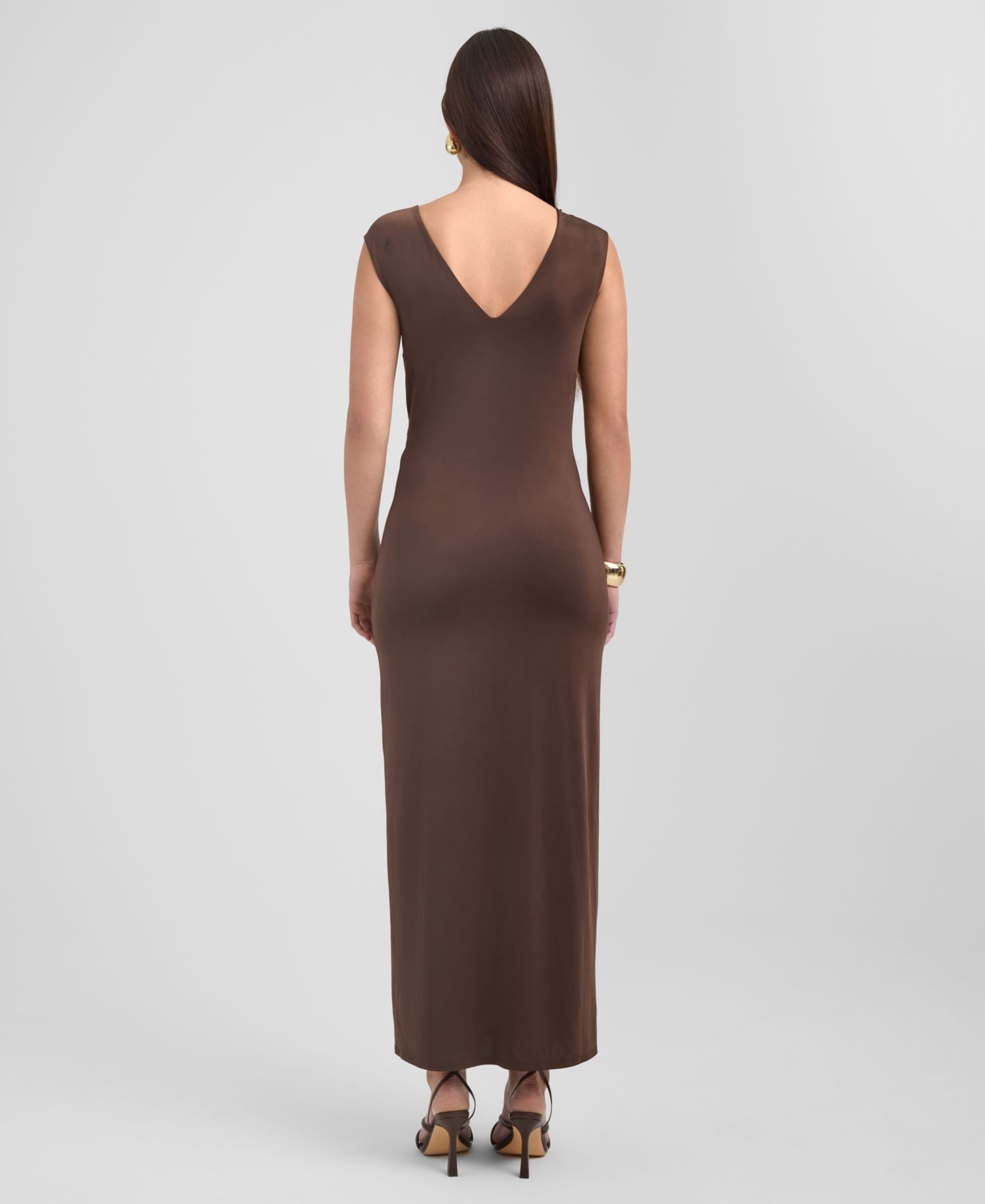Women's Scoop Neck Midi Dress