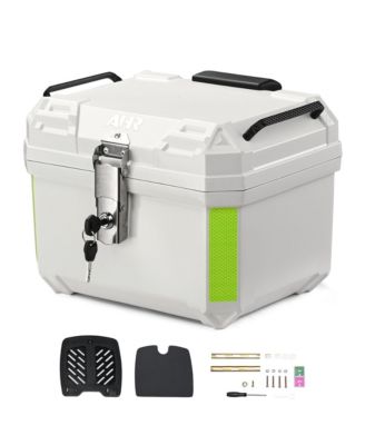 AHR 36L Motorcycle Top Case Tour Tail Box Scooter Trunk Storage Backrest