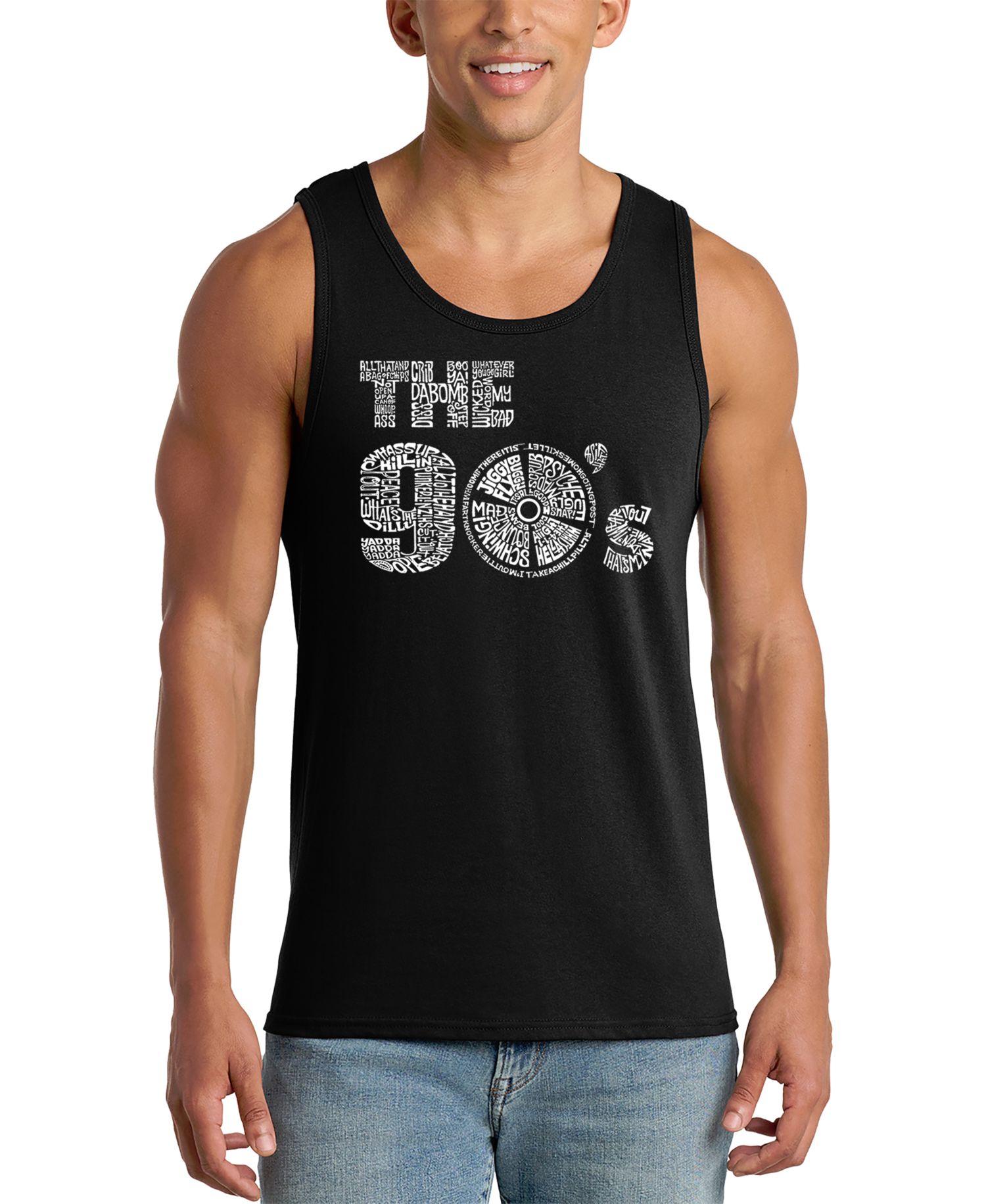 Men's 90's Retro Graphic Tank Top