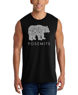 Men's Yosemite Word Art Graphic Tank Top