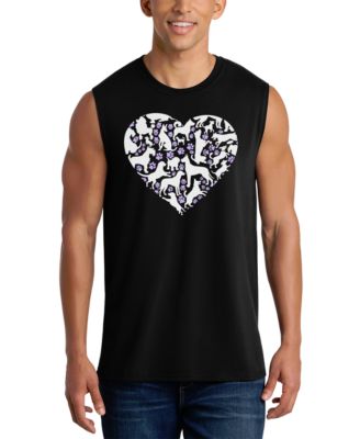 Men's Heart Puzzle Graphic Tank Top