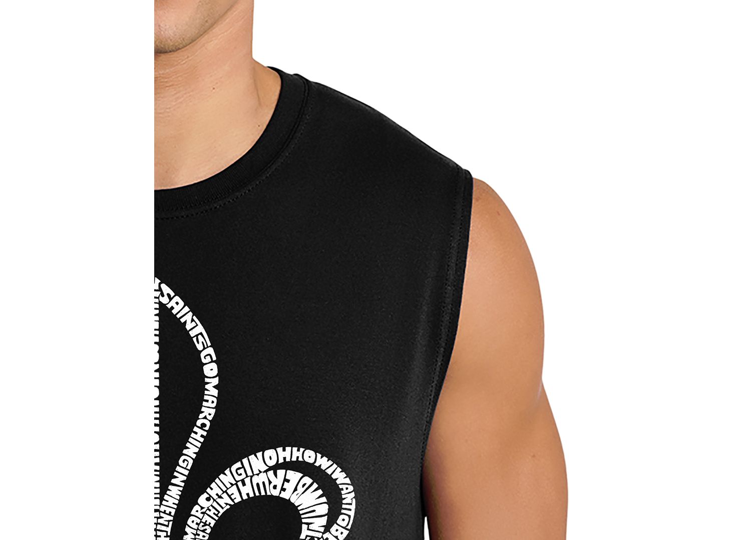 Men's Fleur-De-Lis Word Art Tank Top