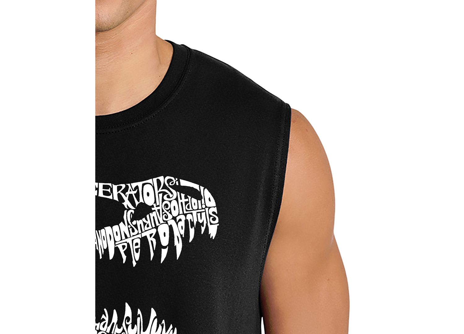 Men's T-Rex Skull Graphic Tank Top