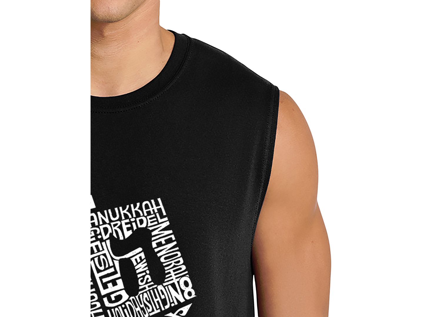 Men's Dreidel Hanukkah Graphic Tank Top