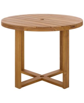 Mayaguana Round Teak Outdoor Dining Table
