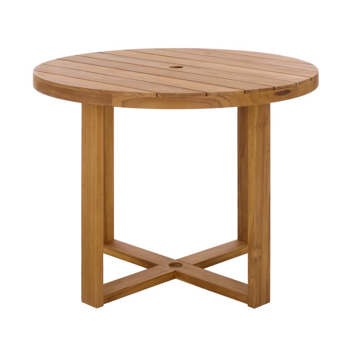 Augusta Home Mayaguana Round Teak Outdoor Dining Table