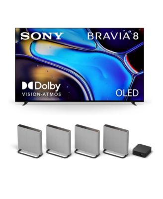 K55XR80 55 Inch IMAX Enhanced Bravia OLED 4K HDR Google TV with a Sony HT-A9M2 4.0.4 Ch BRAVIA Theater Quad Soundbar (2024)