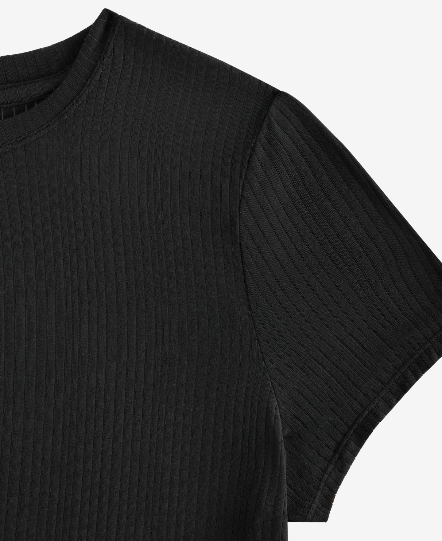 Женская футболка Macy's State of Day Drop Needle Short-Sleeve, цвет: Глубокий чёрный — фото 3
