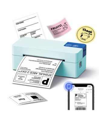 Thermal Shipping Label Printer, 4x6 Bluetooth Label Printer for Small Business, Wireless Label Maker, Works with iOS, Android, PC