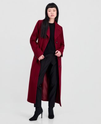 Women's Single-Breasted Maxi Coat