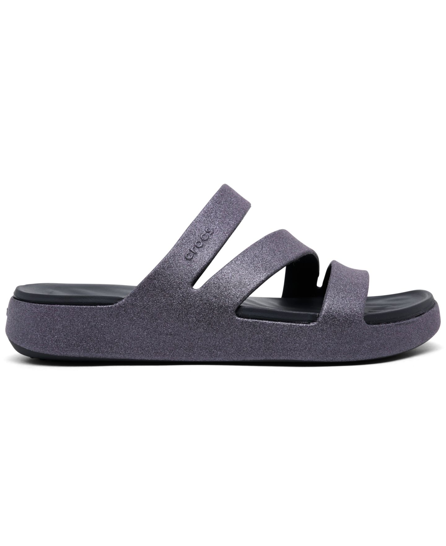 Женские сандалии Crocs Getaway Glimmer Strappy, цвет: Глубокий тёмно-синий — фото 2