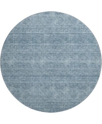 Soft Essentials Machine Washable SE1 8'x8' Round Area Rug
