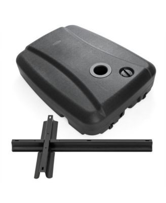  Cantilever Patio Umbrella Base Stand with Wheels Fillable offset Umbrella Stand