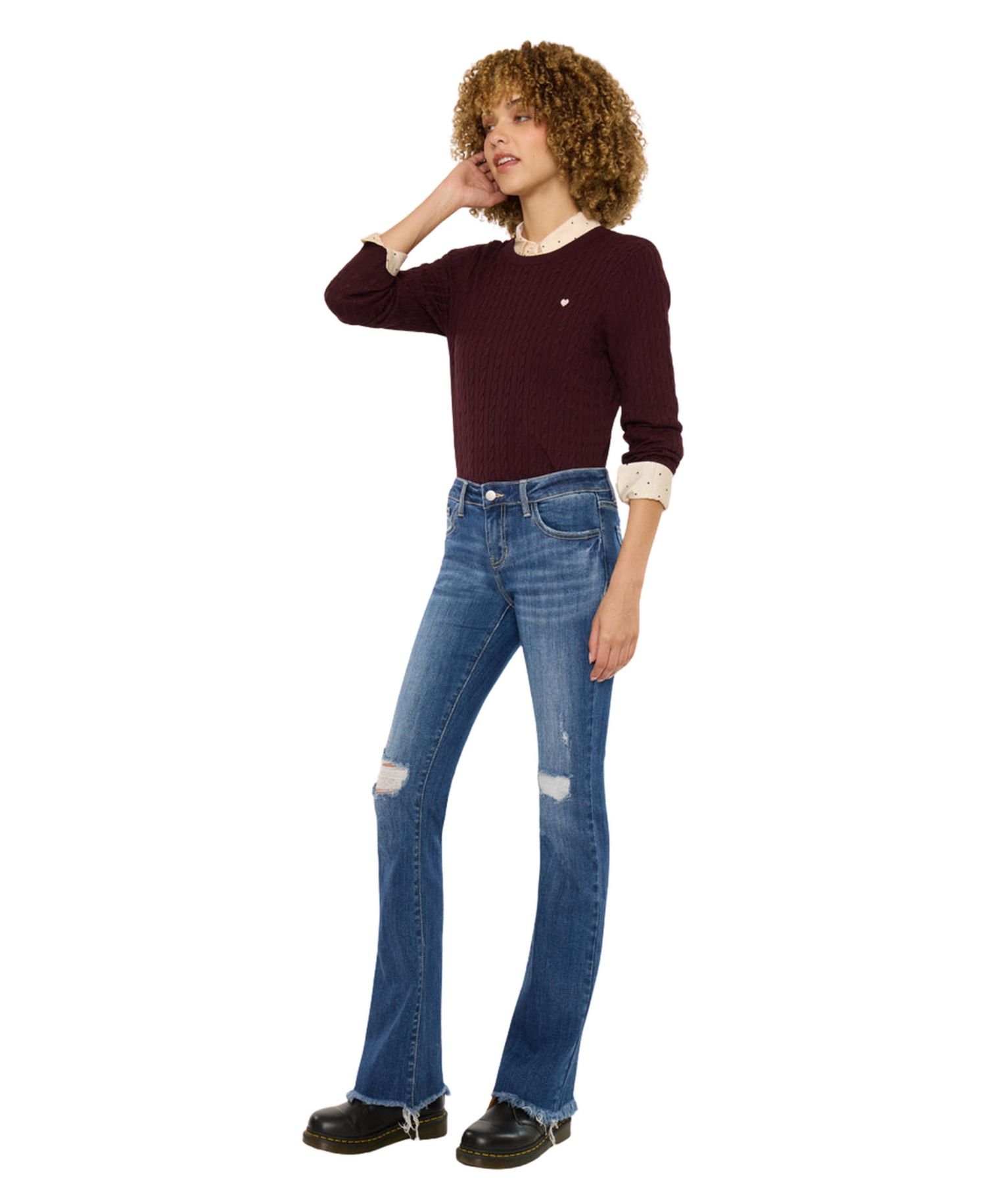 Women's Mia Low Rise Baby Bootcut Jeans