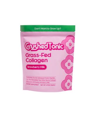 Crushed Tonic Strawberry Milk Collagen Supplement - Marine collagen