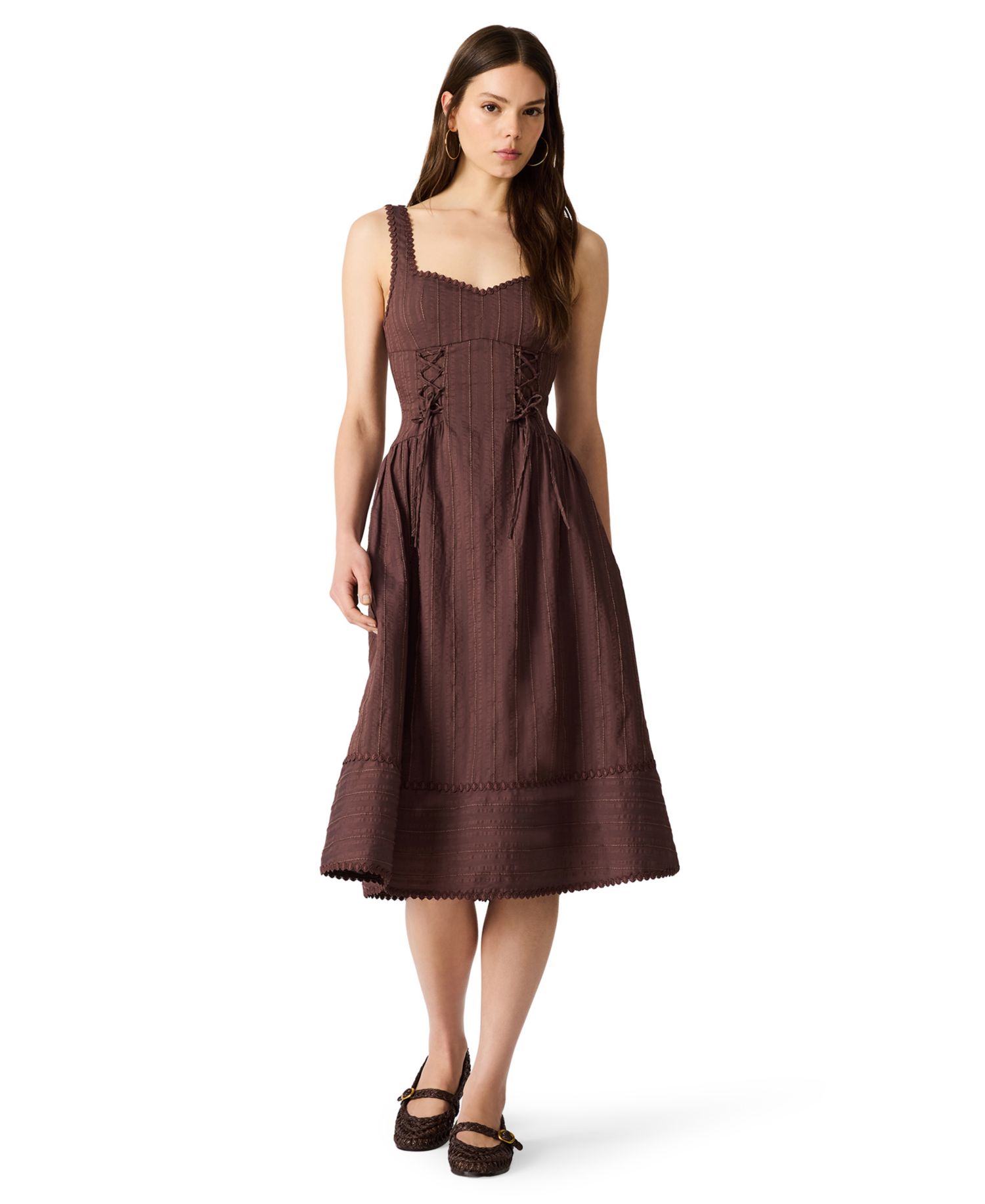 Corseted Sundress with Sweetheart Neckline