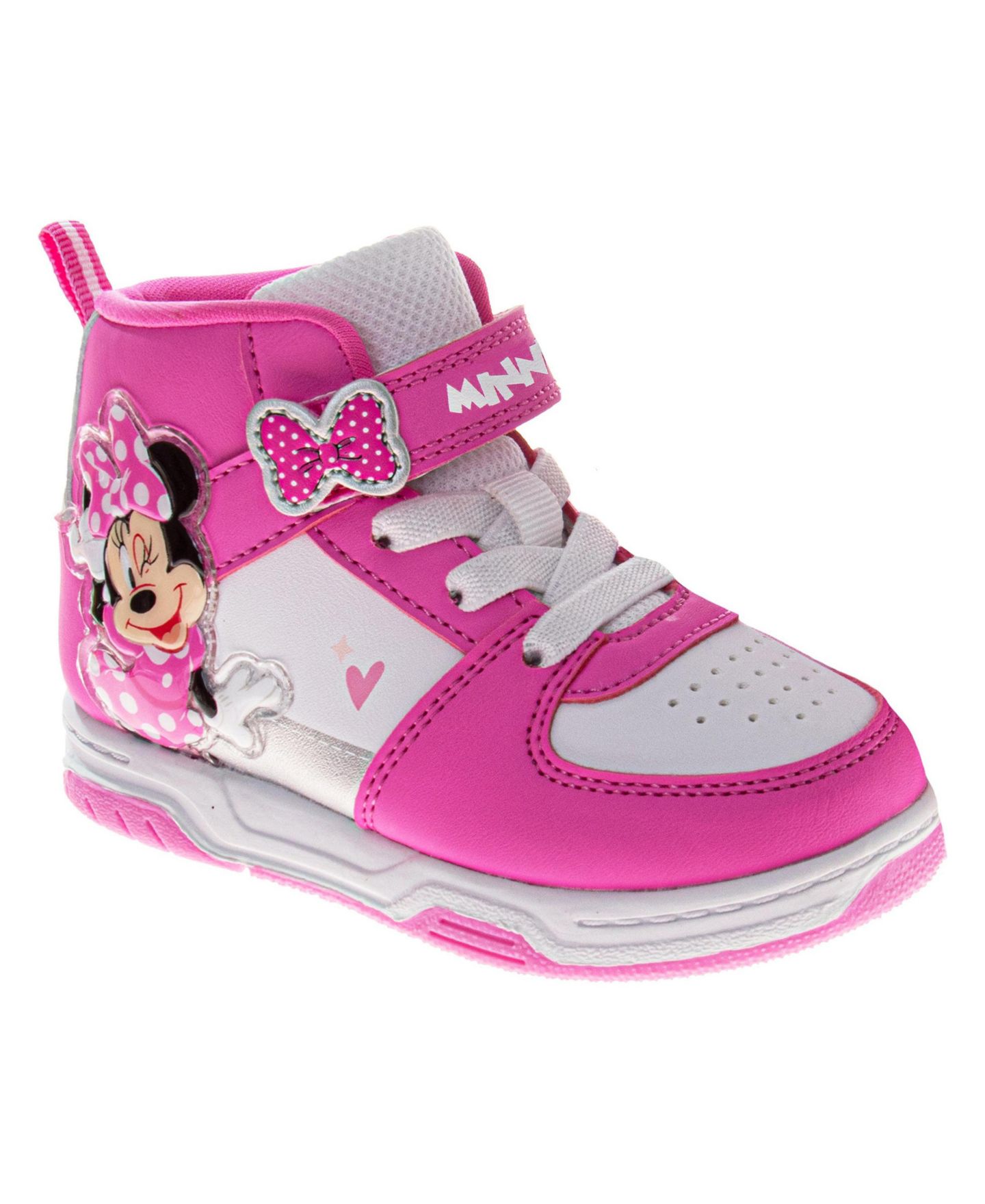 Кроссовки Disney Minnie Mouse High-Top Sneakers для девочек, цвет: Розовый — фото 1