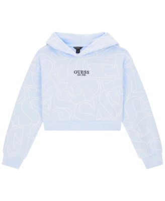 Girls' 7-16 Printed Long-Sleeve Hoodie