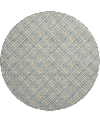 Soft Essentials Machine Washable SE3 8'x8' Round Area Rug