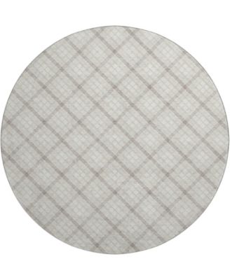 Soft Essentials Machine Washable SE3 8'x8' Round Area Rug
