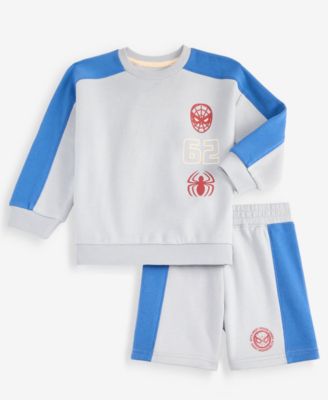 Toddler Boys' (12M-5T) Spider-Man Slinger Shirt & Shorts Set