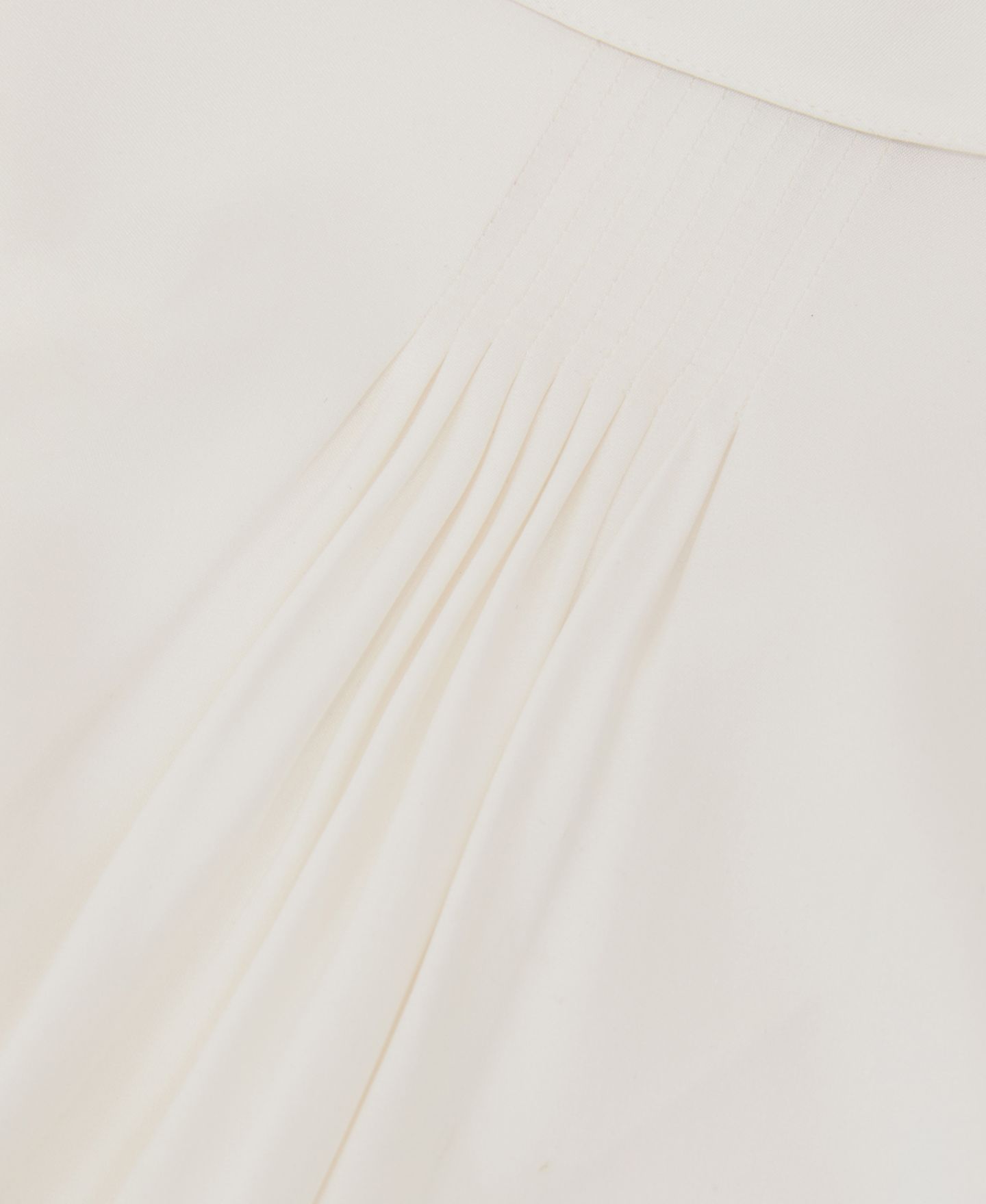 Женская рубашка REISS Silk-Blend Open-Collar, цвет: Слоновая кость — фото 4