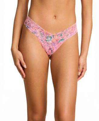 Women's Printed Low-Rise Thong
