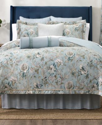 Josephine Floral 4-Piece Comforter Set, Queen