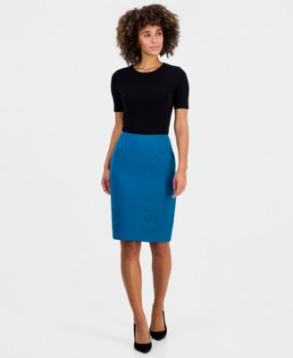 Women's Crepe Pencil Skirt