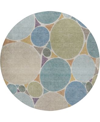 Kenner KN1 8'x8' Round Area Rug