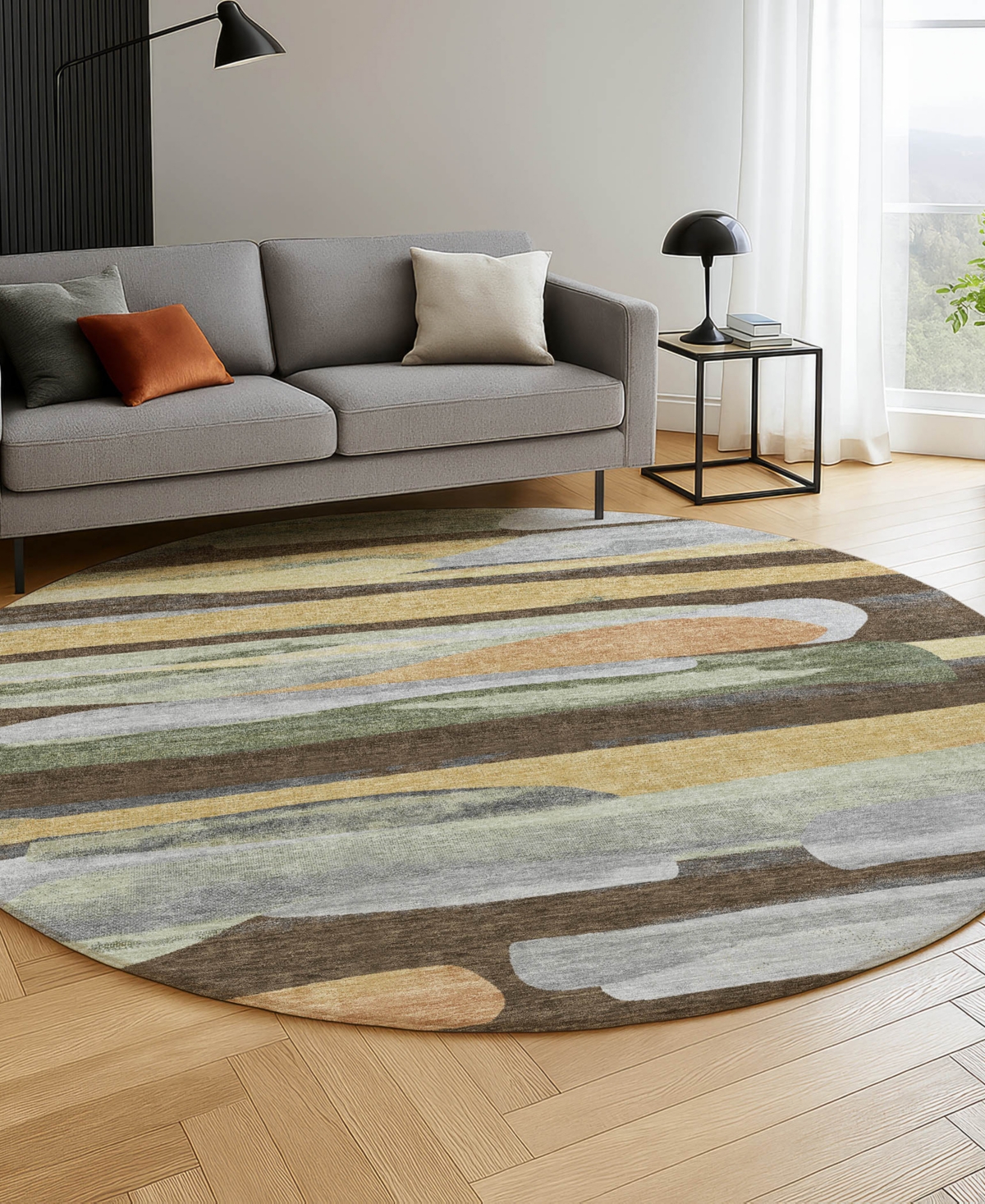 Dalyn Kenner KN7 8'x8' Round Area Rug