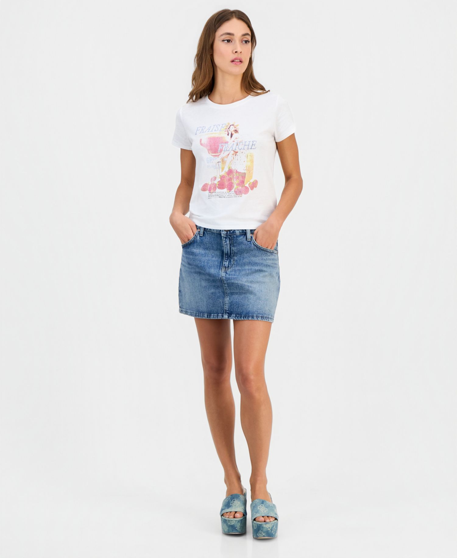 Women's Strawberry Girl Short-Sleeve Baby T-Shirt