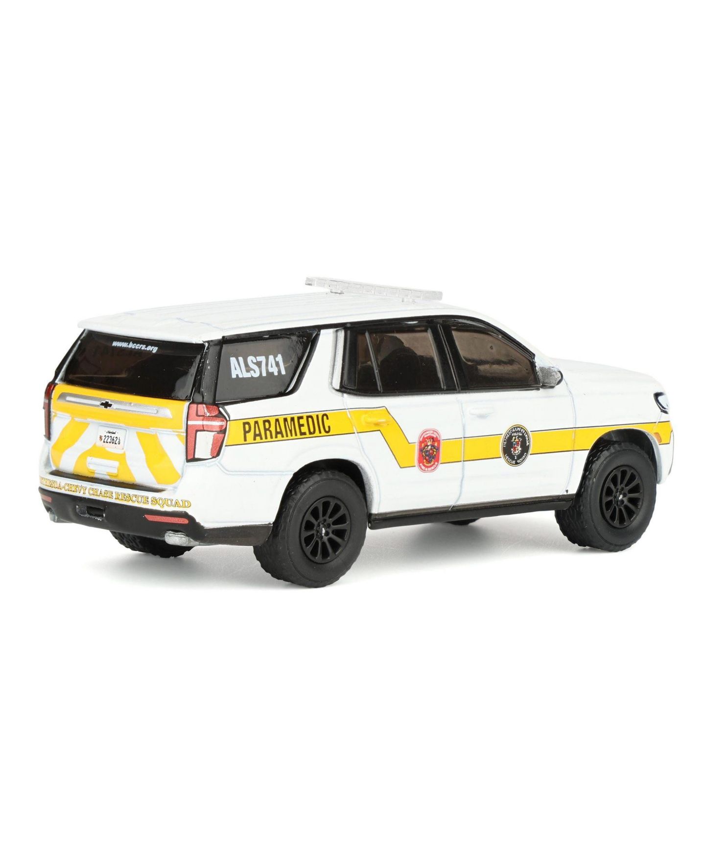 Детская игрушка Greenlight 2024 Chevrolet Tahoe Bethesda-Chevy Chase Rescue Squad Fire and Rescue Series 5 Diecast Replica Vehicle, 1-Piece, Ages 14+ — фото 4