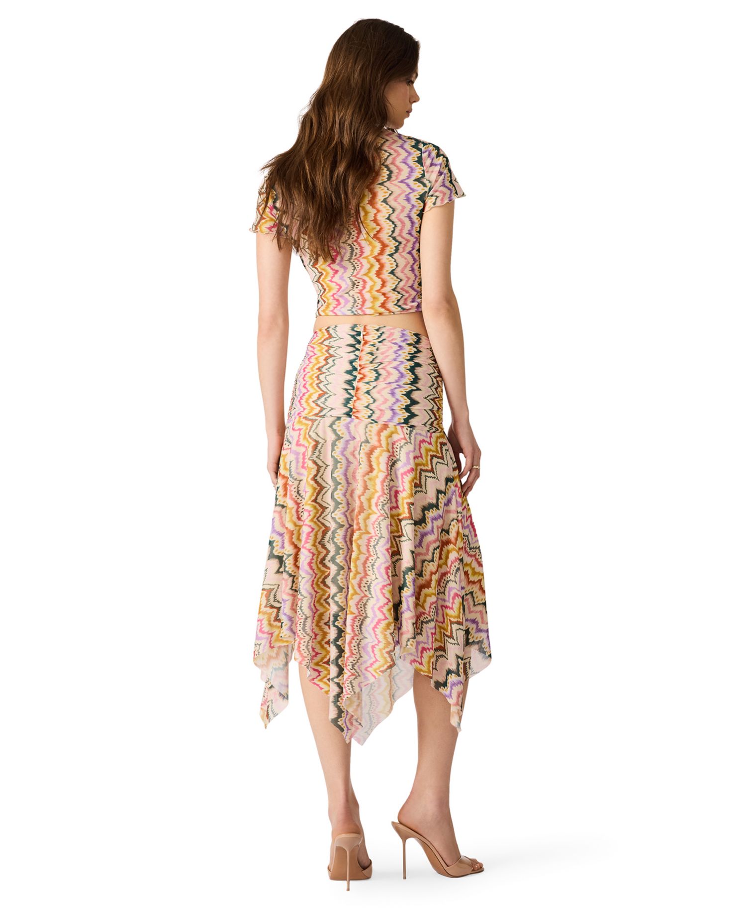 Women's Printed Abella Mesh Skirt