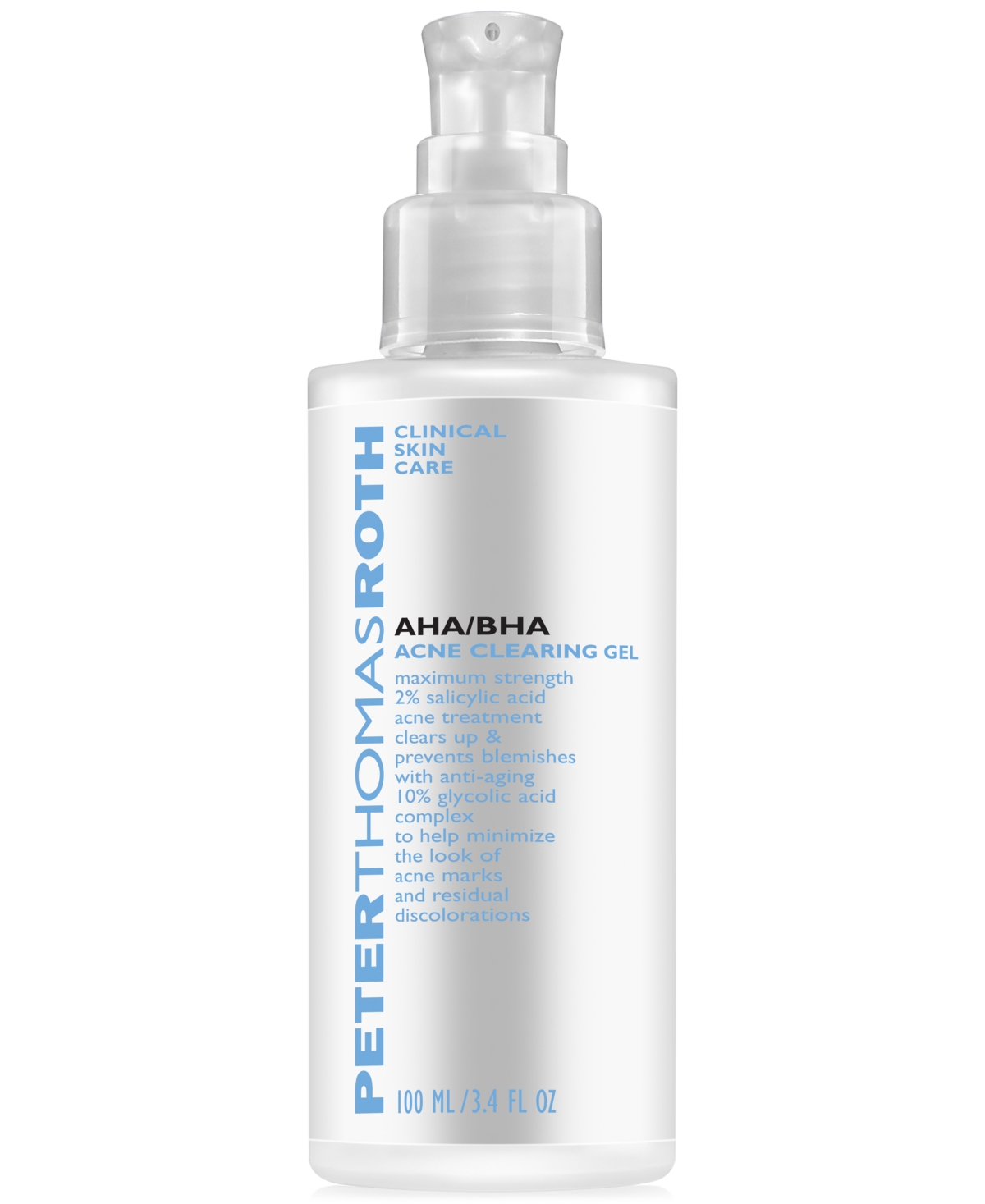 Goodbye Acne Aha/Bha Acne Clearing Gel Face Body Spot Treatment, 3.4 oz