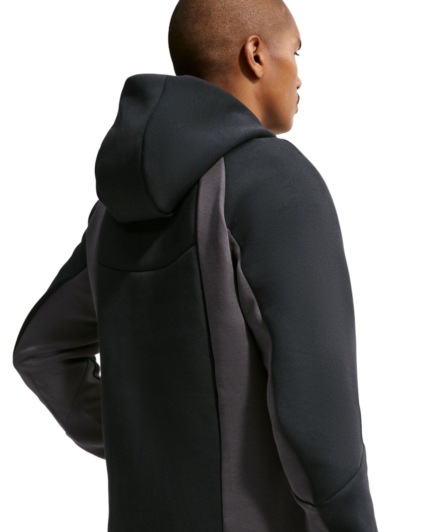 Men's Tech Color-Block Full-Zip Fleece Sweatshirt