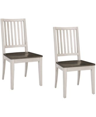 Dawnwood 2-Piece Wood Dining Side Chair Set