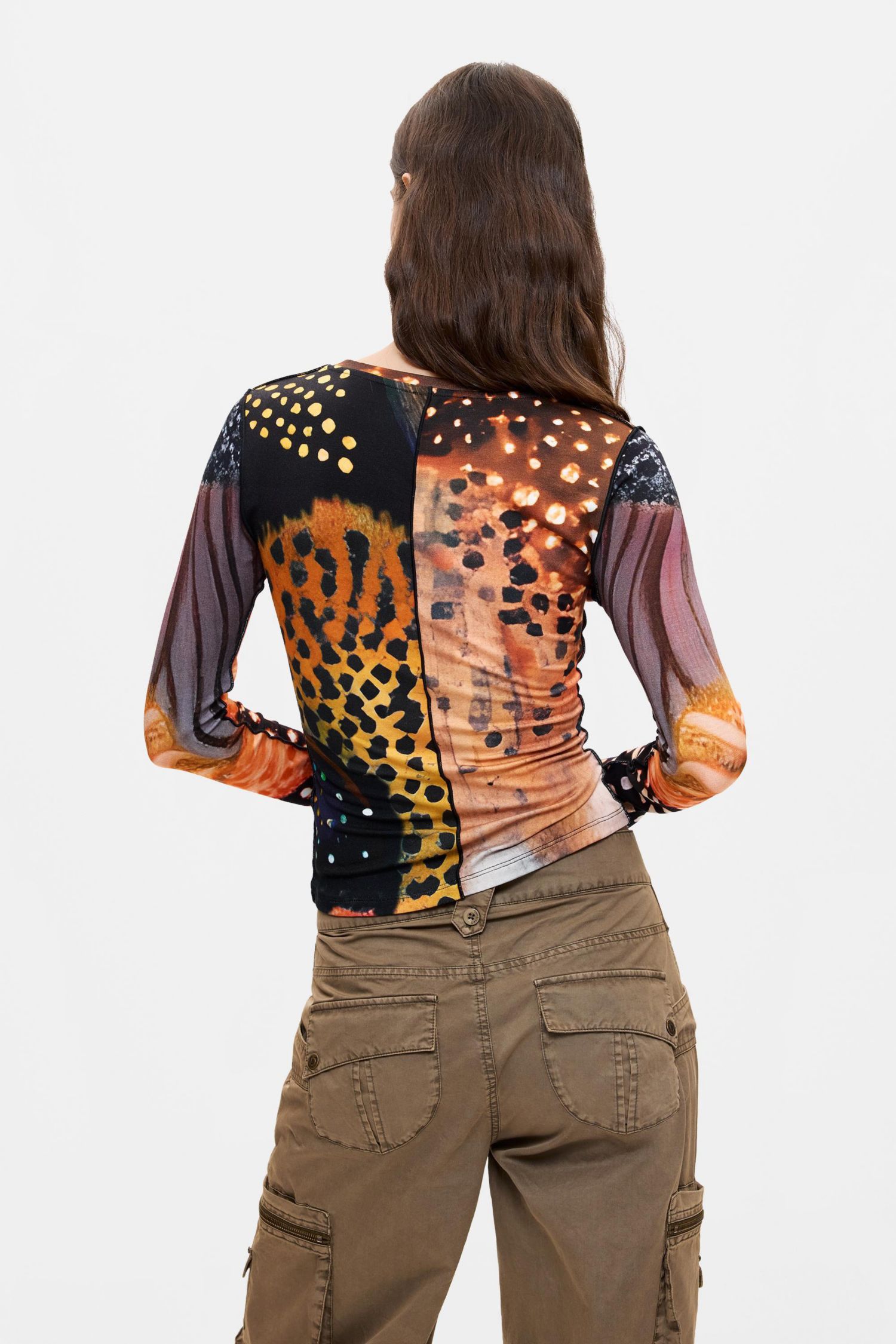 Women's Printed Long Sleeve T-shirt