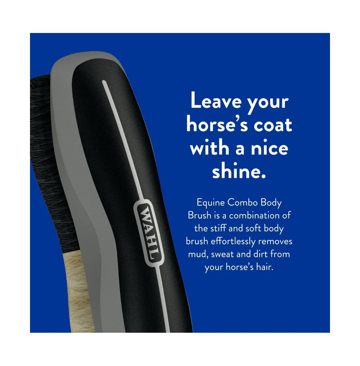 Wahl Professional Animal Equine Grooming Combo Body Horse Brush