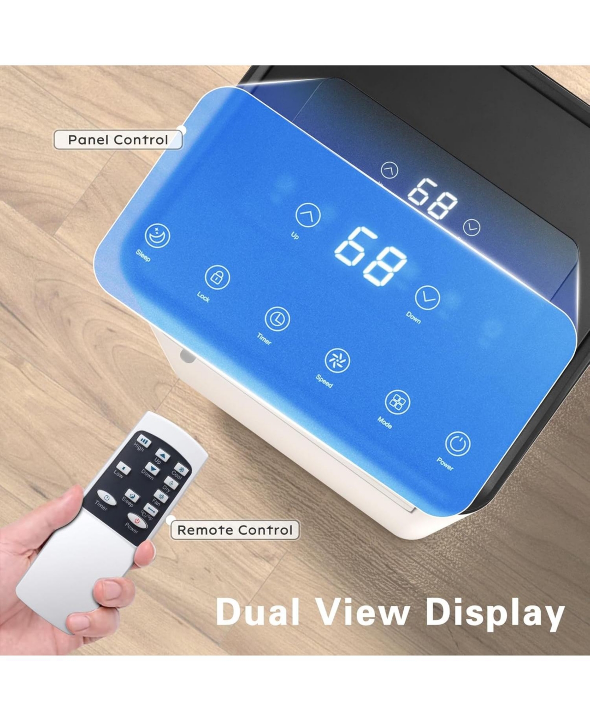 Cowsar 8000 Btu Portable Air Conditioner, 3-in-1 Ac Unit
