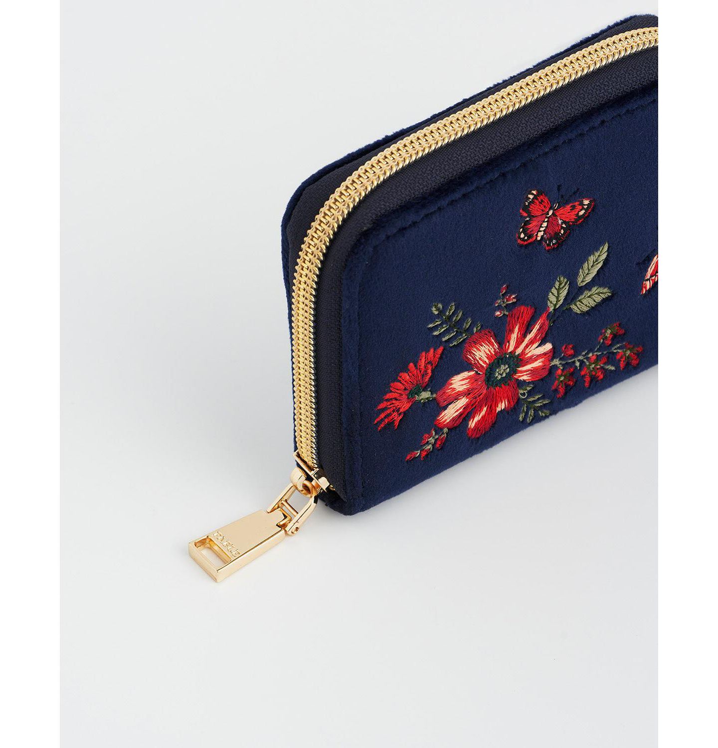 Женская сумка Fable England Floral Velvet Purse, цвет: Тёмно-синий — фото 4