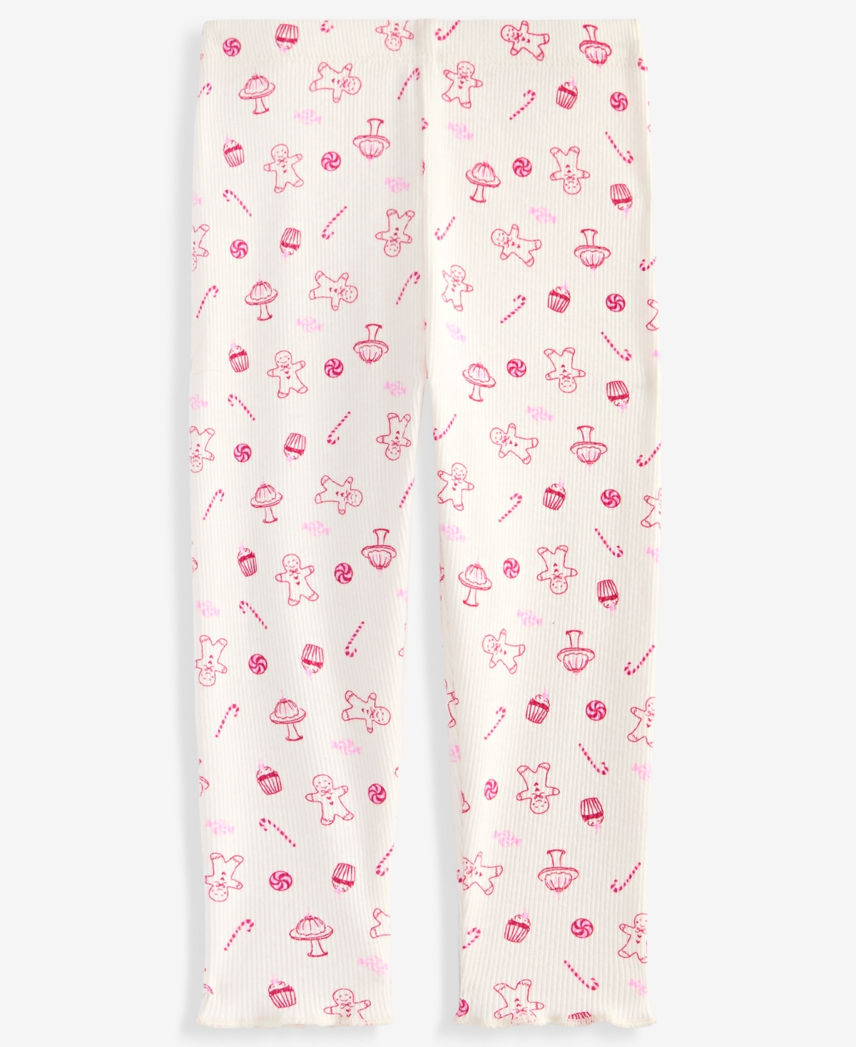 First Impressions Baby Girls' 3M-24M Mix & Match Little-Treats-Print Ribbed Leggings, Macy's Exclusive