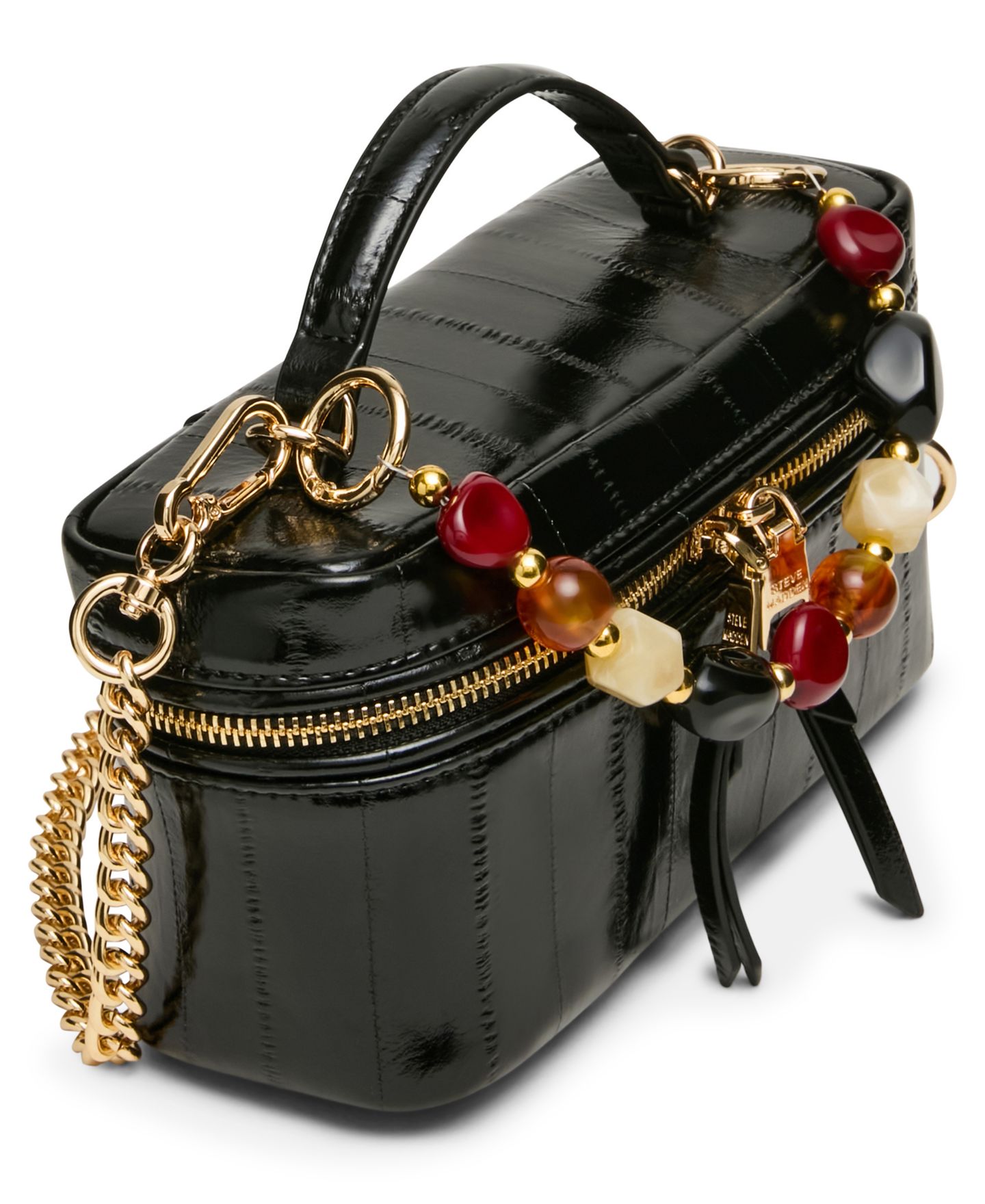 Женская сумка Steve Madden Bherra Zippered Vanity Handbag, цвет: Чёрный — фото 4