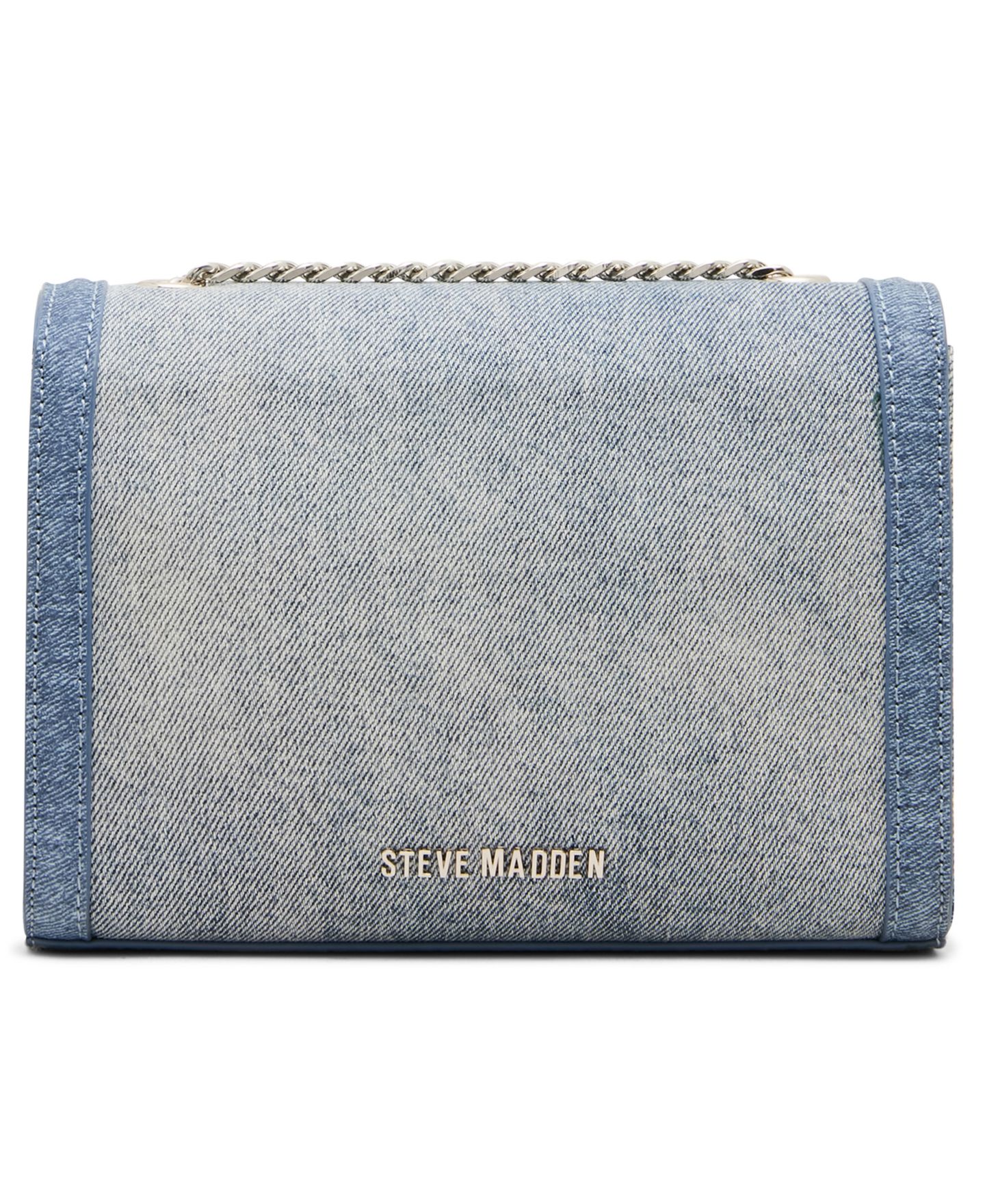 Женская сумка Steve Madden Larisad Denim Mini Crossbody, цвет: Джинсовый — фото 2